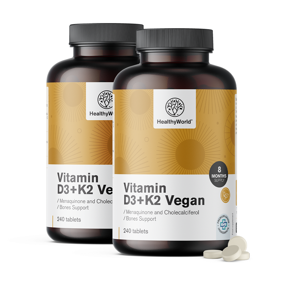 Vegan Vitamins D3+K2