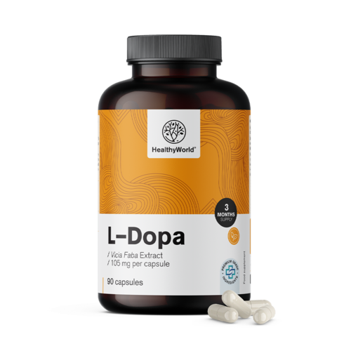 L-dopa 105 мг - от екстракт от боб, 90 капсули