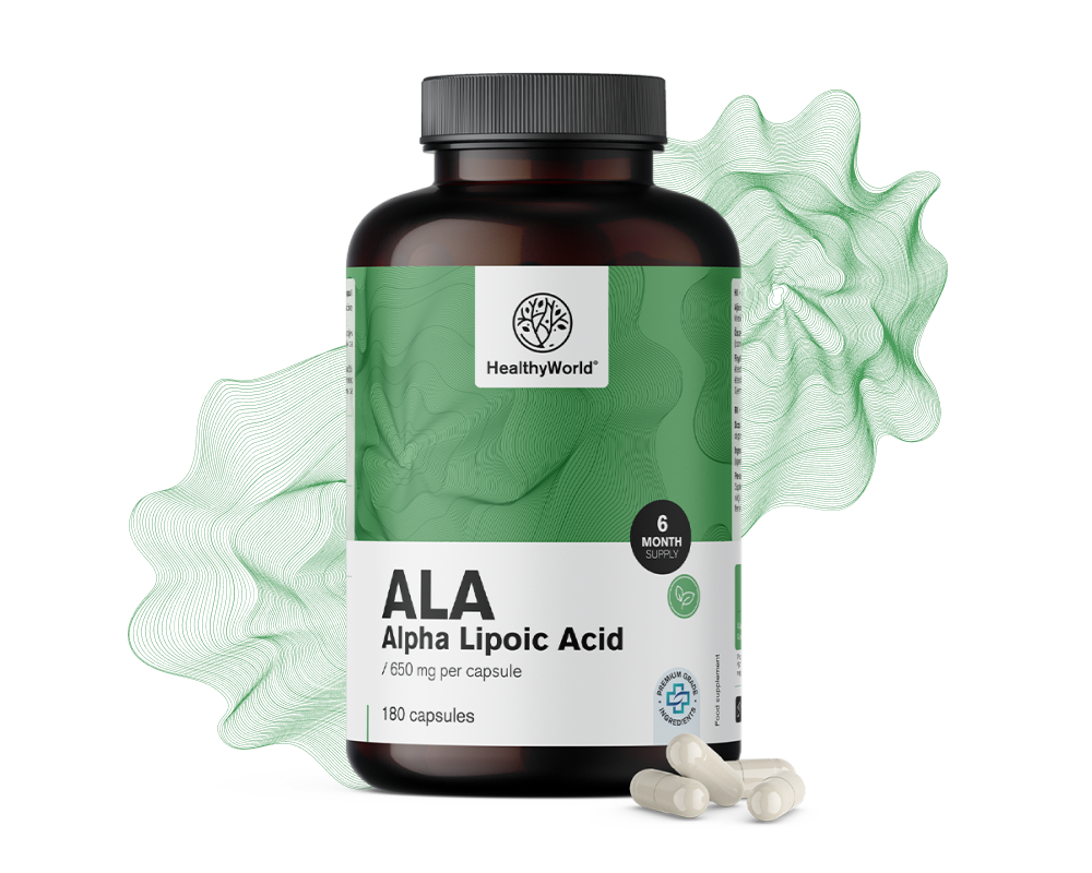 ALA – алфа липоева киселина 650&nbsp;мг