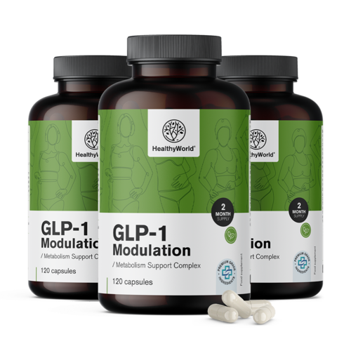 3x GLP-1 Modulation – комплекс за подпомагане на метаболизма, общо 360 капсули