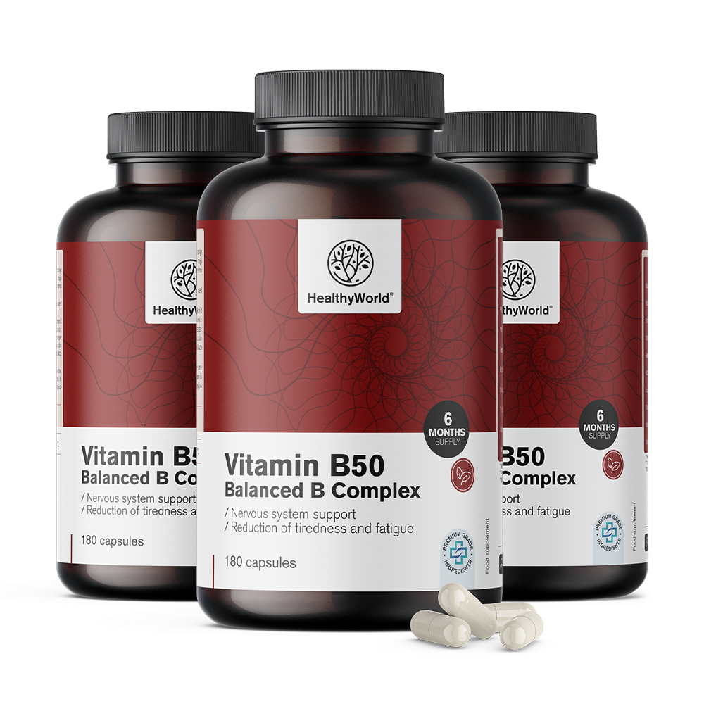 Comprimés de complexe de vitamine B50