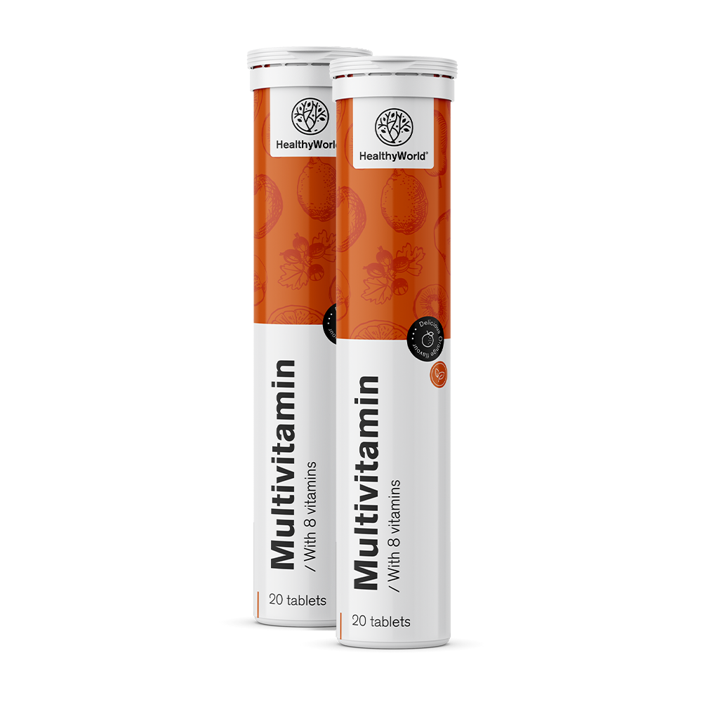 Cachets effervescents multivitaminés