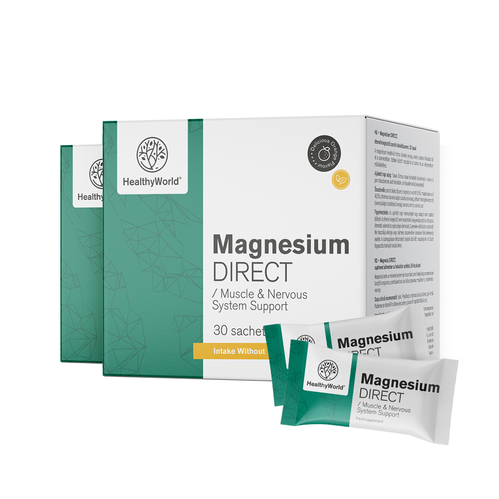 Magnésium DIRECT 400 mg avec arôme d'orange