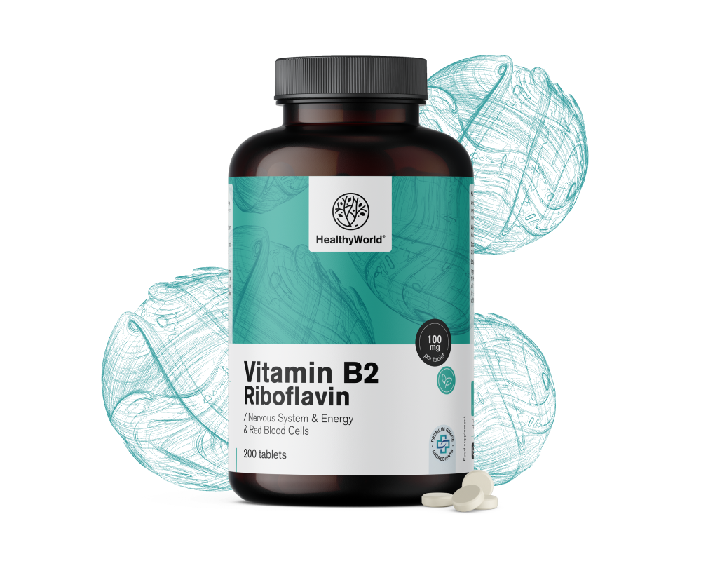 Vitamine B2 - riboflavine 100&nbsp;mg