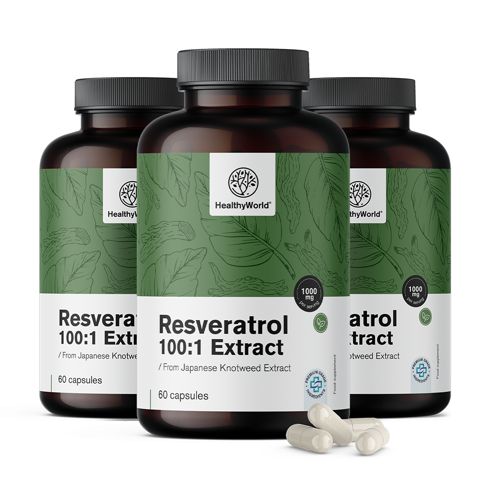 Resvératrol 1000 mg.