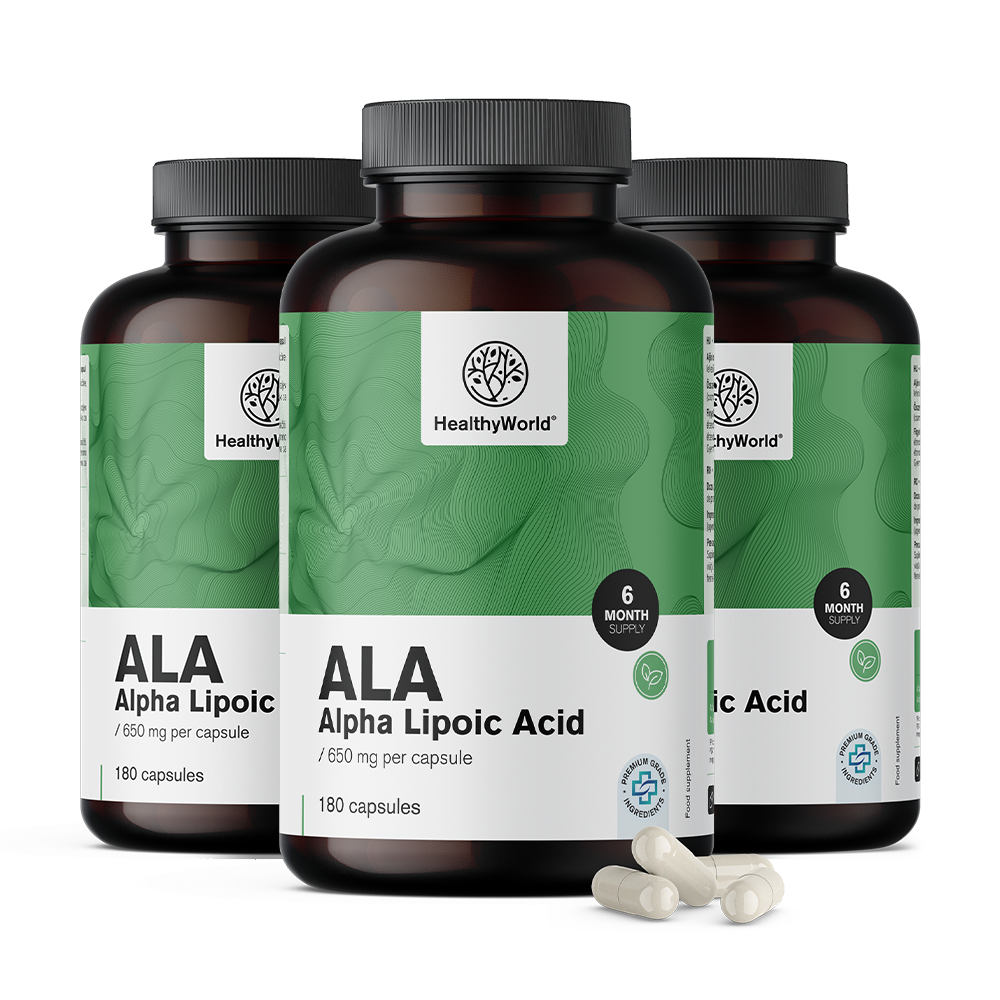 ALA - acide alpha-lipoïque 650 mg.