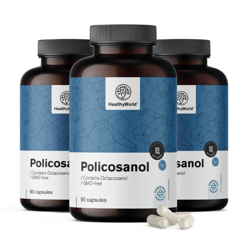 3x Πολυκοζανόλη 25 mg, συνολικά 270 κάψουλες