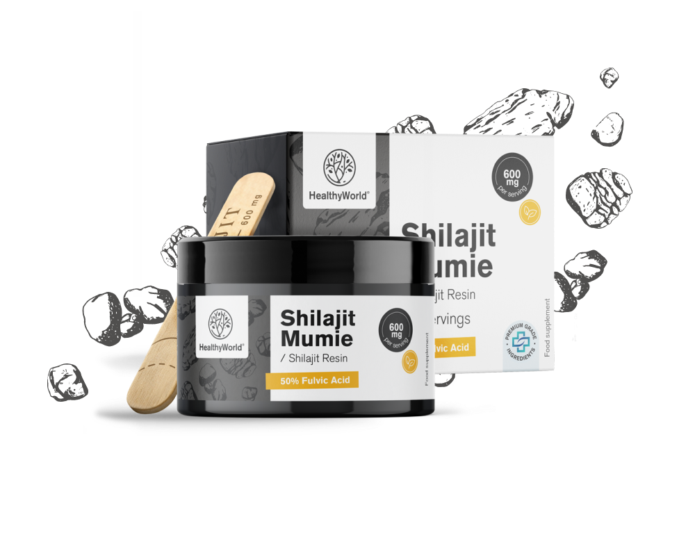 Shilajit Mumie 600 mg - ρητίνη