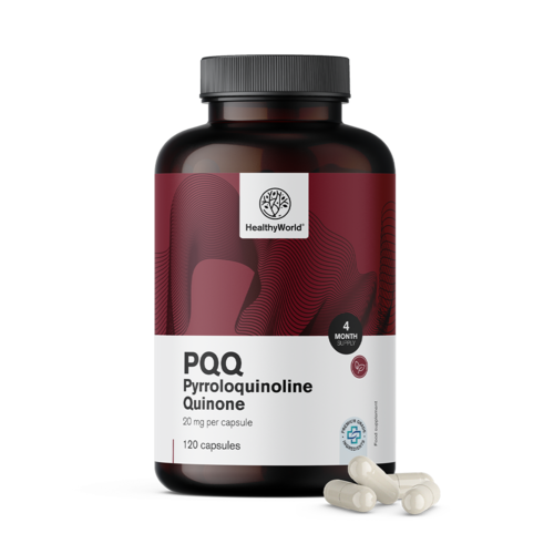 PQQ – Πυρρολοκινολίνη κινόνη 20 mg, 120 κάψουλες