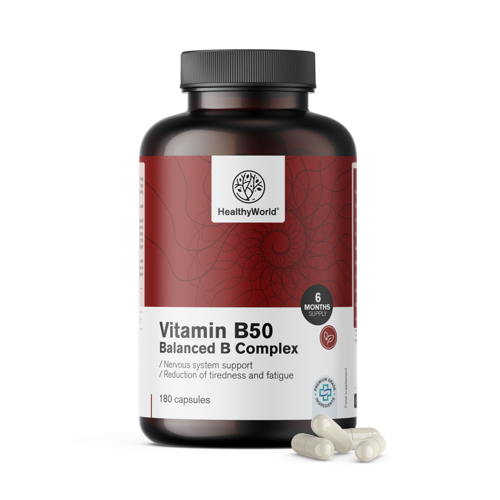 Vitamin B50 kompleks, 180 kapsula