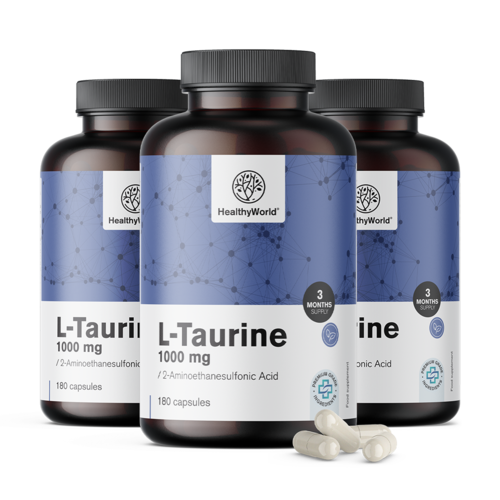 3x L-taurin 1000 mg, ukupno 540 kapsula