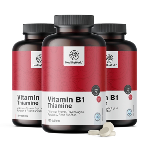 3x Vitamin B1 – tiamin 100 mg, ukupno 540 tableta