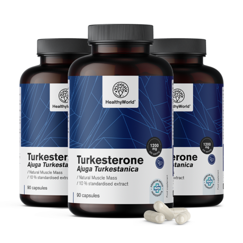 3x Turkesteron 1200 mg, ukupno 270 kapsula