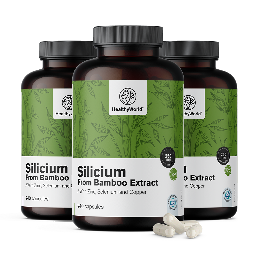 Silicij 250 mg - iz ekstrakta bambusaSilicij 250 mg - iz ekstrakta bambusa
