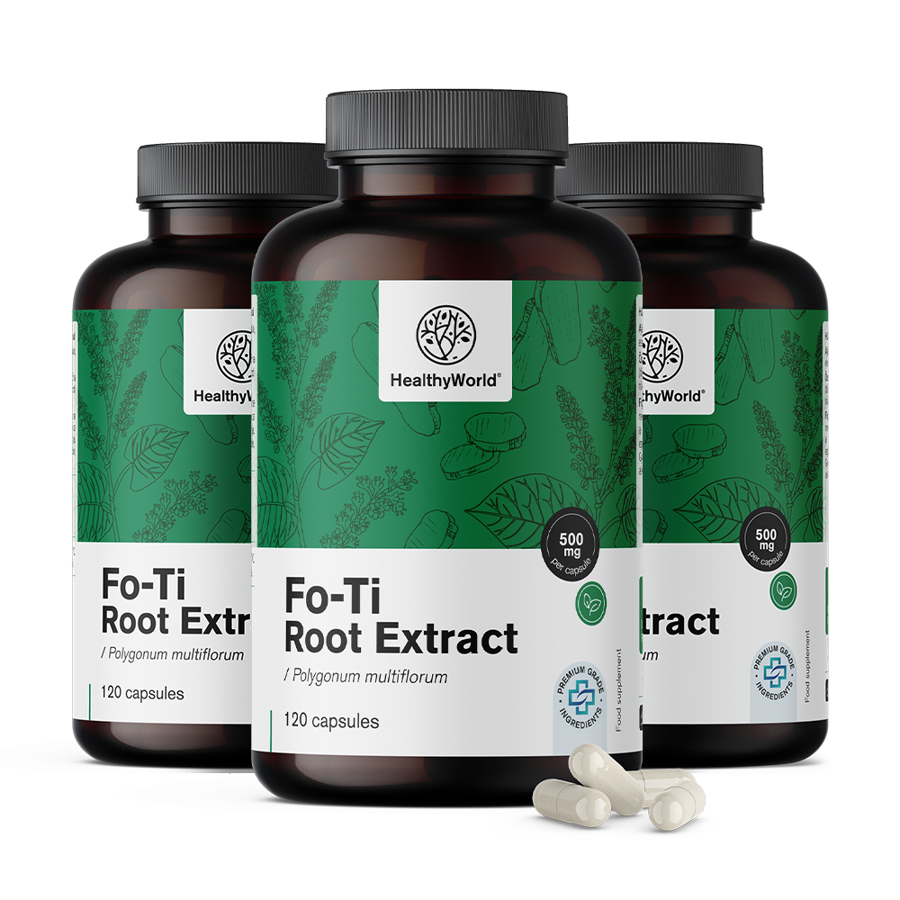 Fo-Ti (He Shou Wu) 500 mg - ekstrakt 10:1