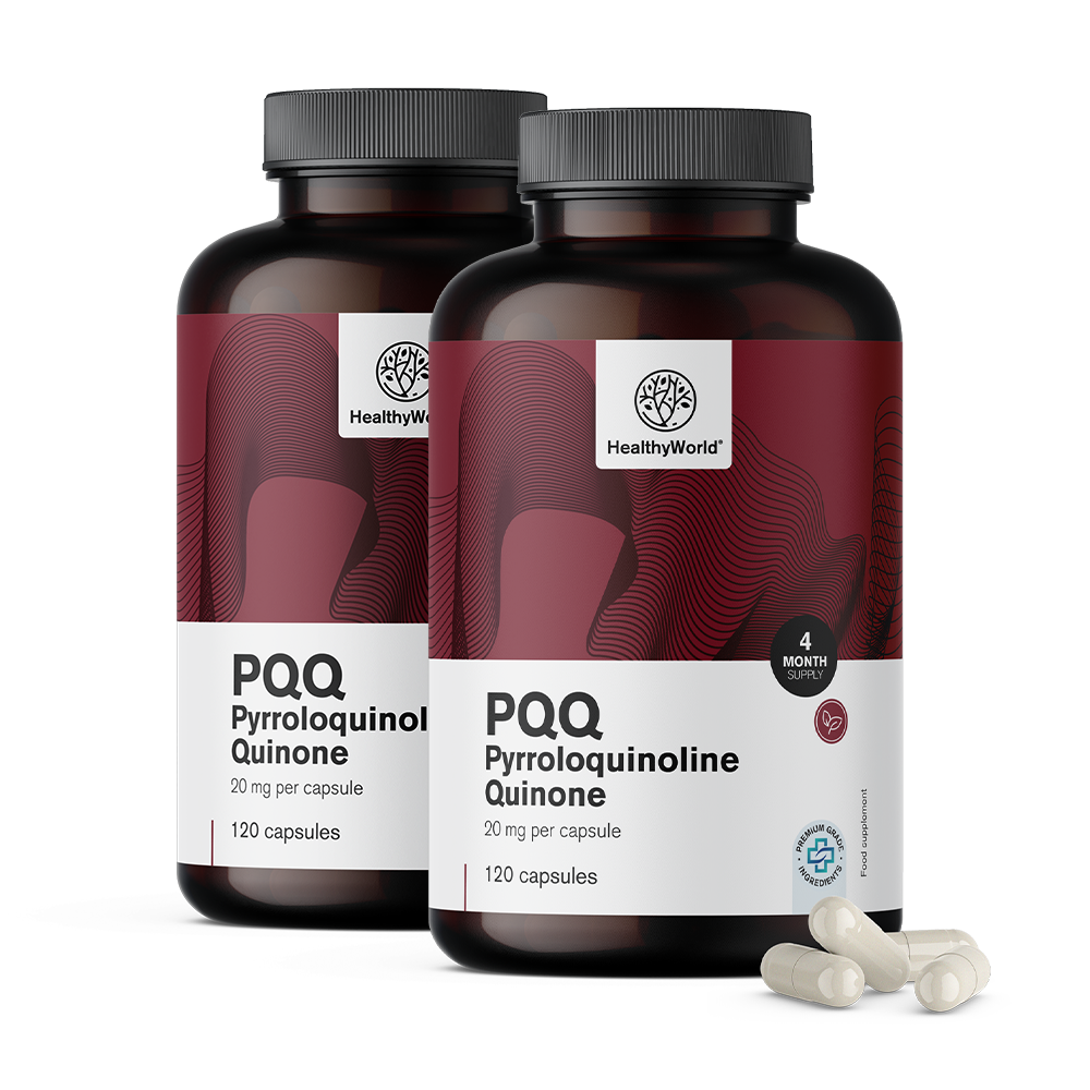 PQQ - pirolokinolin kinon 20 mg. PQQ - pirolokinolin kinon 20 mg.