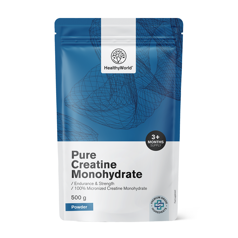 Pure creatina monohidratada em pó