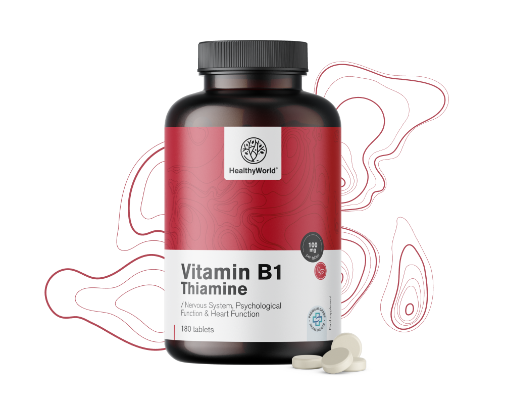 Vitamina B1 - tiamină 100&nbsp;mg