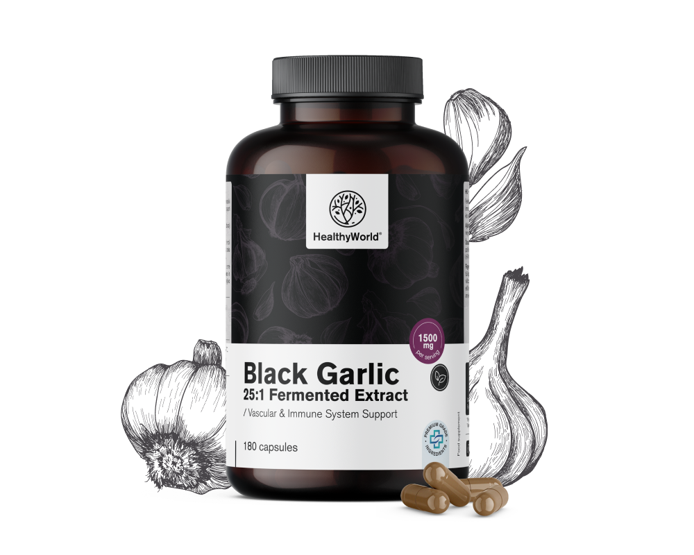 Usturoi negru 1500&nbsp;mg