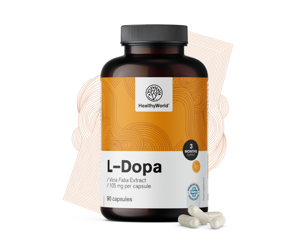 L-dopa 105 mg - din extract de boba
