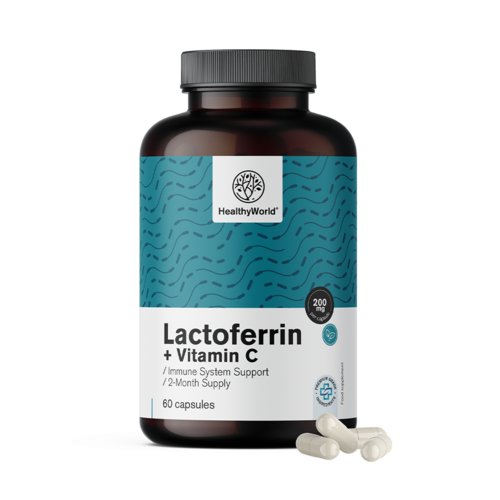 Lactoferină 200 mg, 60 de capsule