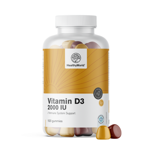 Vitamin D3 2000 I. E., 120 Gummibonbons