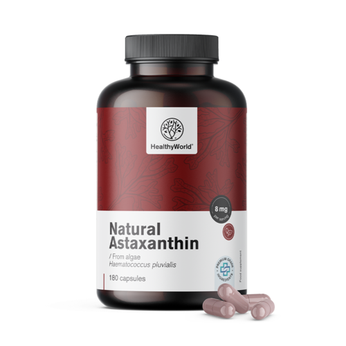 Natürliches Astaxanthin 160 mg, 180 Kapseln