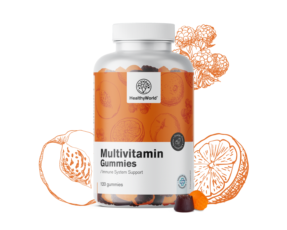 Multivitamine – Gummibonbons mit 10 Vitaminen