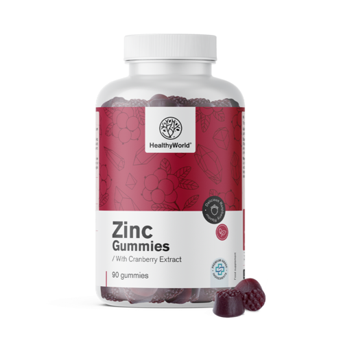 Zink mit Cranberry-Extrakt – Gummibonbons für das Immunsystem, 90 Gummibonbons