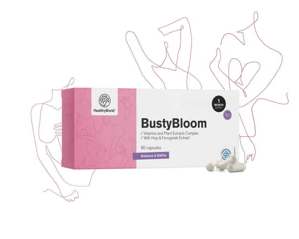 BustyBloom - Komplex aus Vitaminen und Pflanzenextrakten