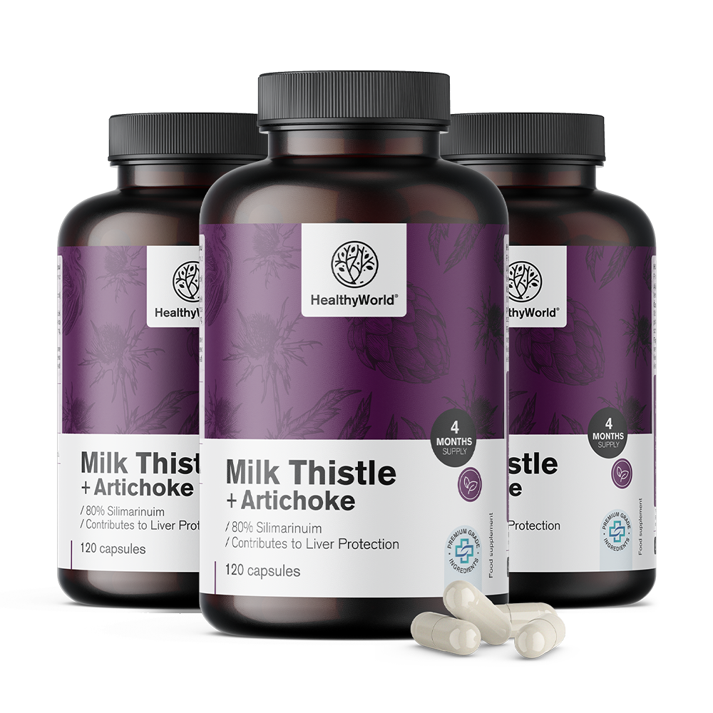 Mariadistel + artisjok in capsules
