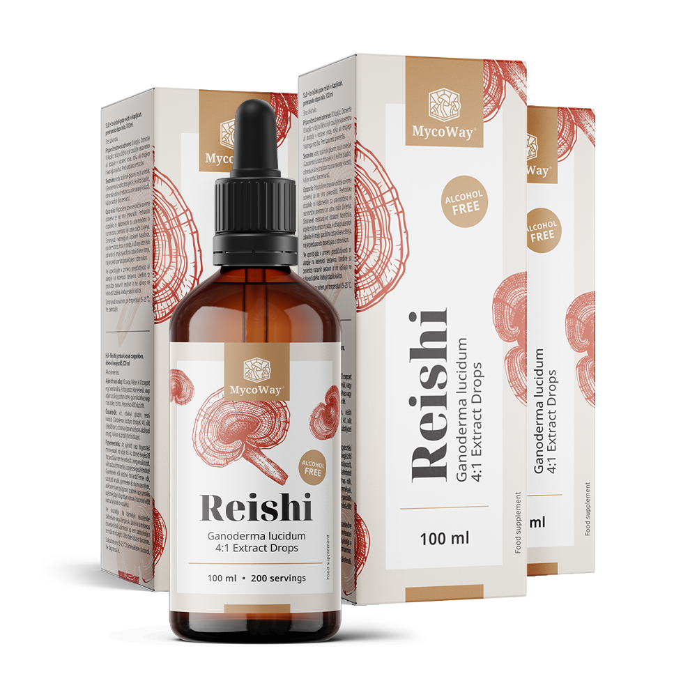 Reishi - extrait en gouttes.