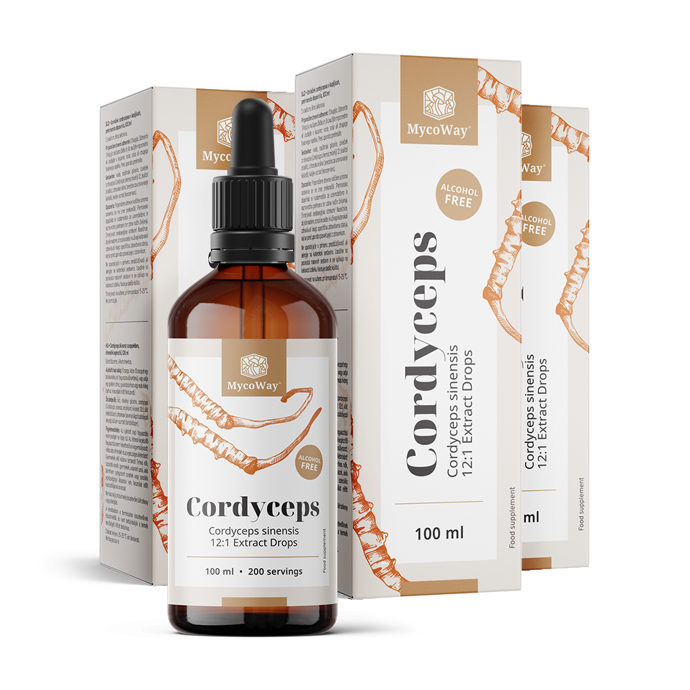 Cordyceps - ekstrakt u kapima
