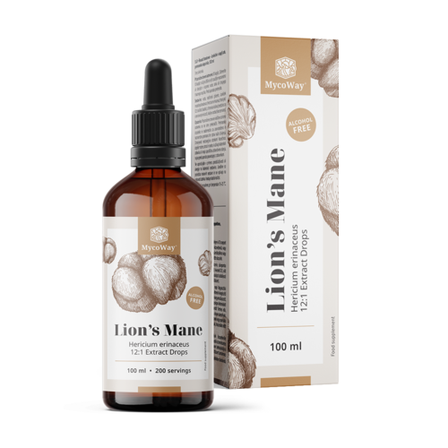 Koralovec ježovitý – extrakt v kvapkách, 100 ml