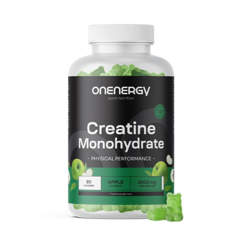 Creatine monohydraat 3000 mg – appel, 90 gummies
