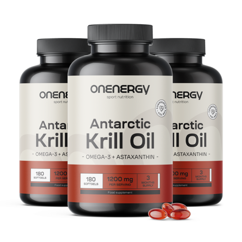 3x Olej z kryla 1200 mg, razem 540 kapsułek miękkich