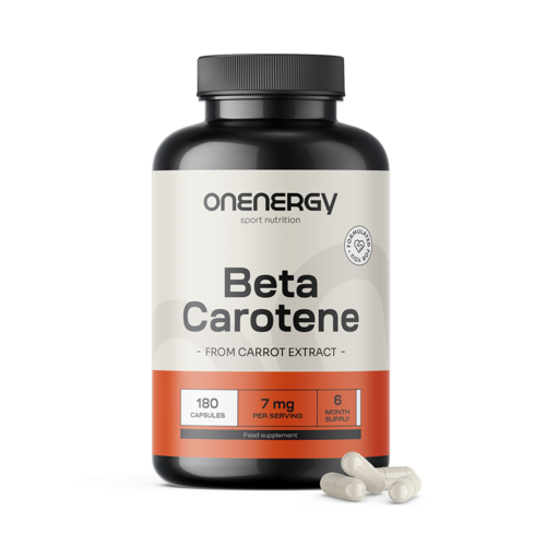 Naturalny beta-karoten 7 mg, 180 kapsułek