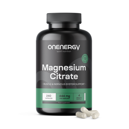 Cytrynian magnezu 444 mg, 240 kapsułek