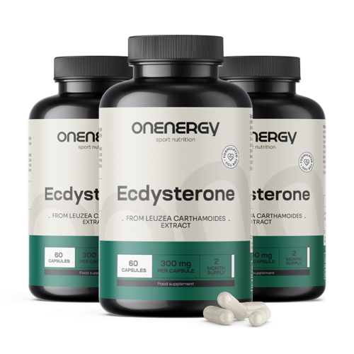 3x Ekdysteron 300 mg, razem 180 kapsułek