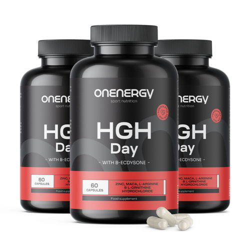 3x HGH Day – Natural HGH Booster, total 180 de capsule
