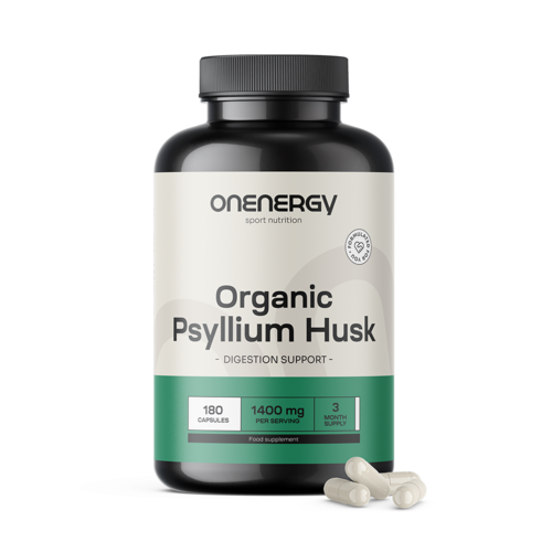 BIO Psyllium (pătlagină indiană) 1400 mg, 180 de capsule