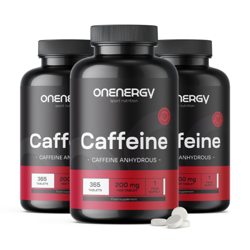 3x Caféine 200 mg, ensemble 1095 comprimés