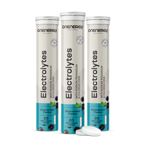 3x Électrolytes - comprimés effervescents, ensemble 60 comprimés effervescents