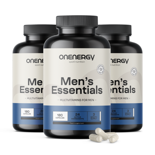 3x Men’s Essentials – multivitaminas para homens, total de 540 cápsulas