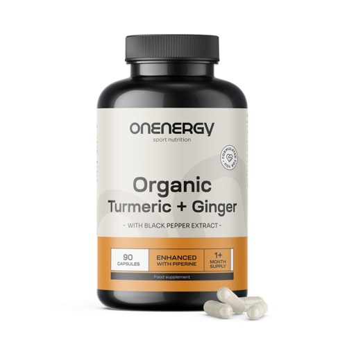 BIO Kurkuma a zázvor, 90 kapsúl
