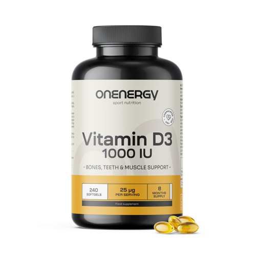 Vitamin D3 1000 I.E., 240 Weichkapseln