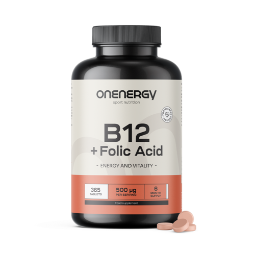 Vitamina B12 + ácido fólico, 365 comprimidos