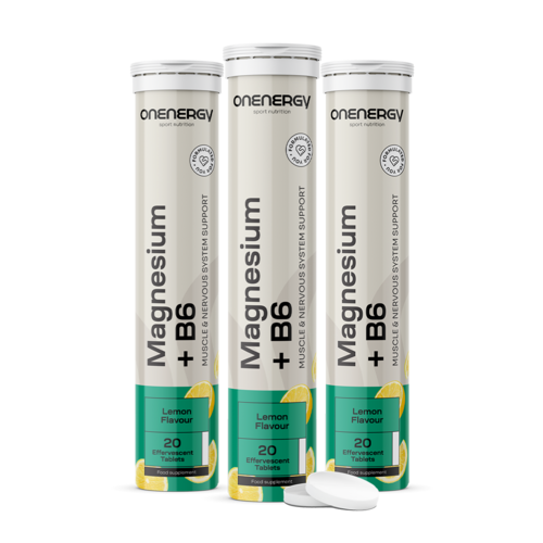 3x Magnesio + vitamina B6 - comprimidos efervescentes, en total 60 comprimidos efervescentes