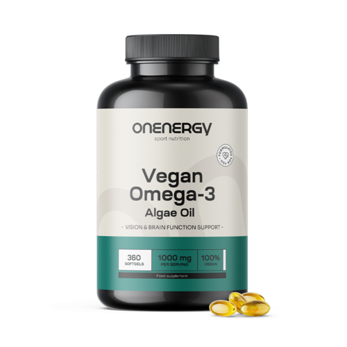 Vegan Ωμέγα 3 από άλγη 1000 mg, 360 μαλακές κάψουλες