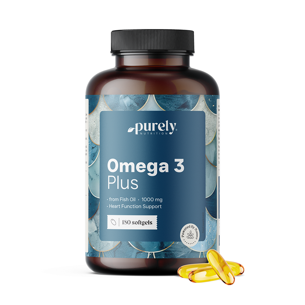 Omega-3 Plus 1000 mg, 180 Weichkapseln